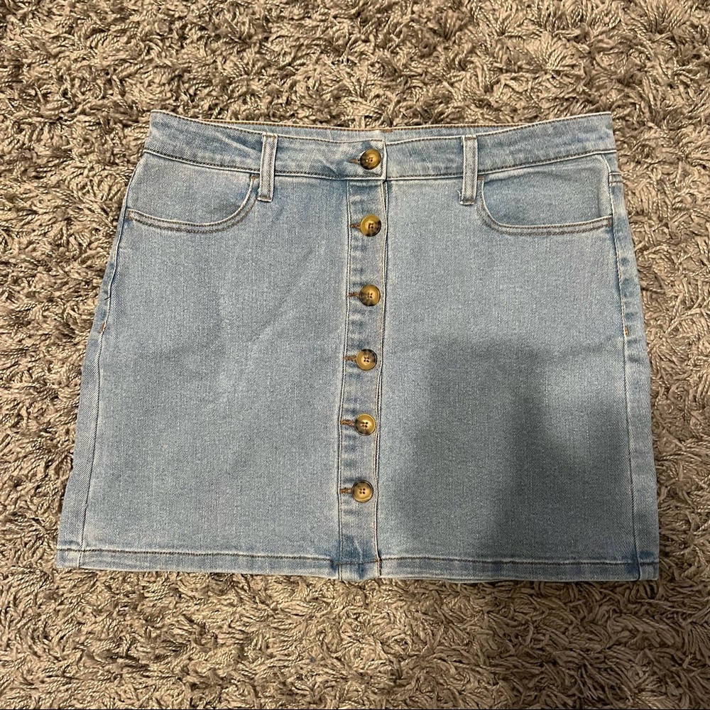 Arizona Jean Co Denim Button Skirt 13